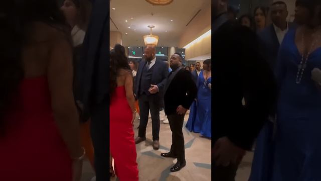 Angela Simmons & Yo Gotti arrives at Clive Davis pre Grammys party / Black Willy Wonka