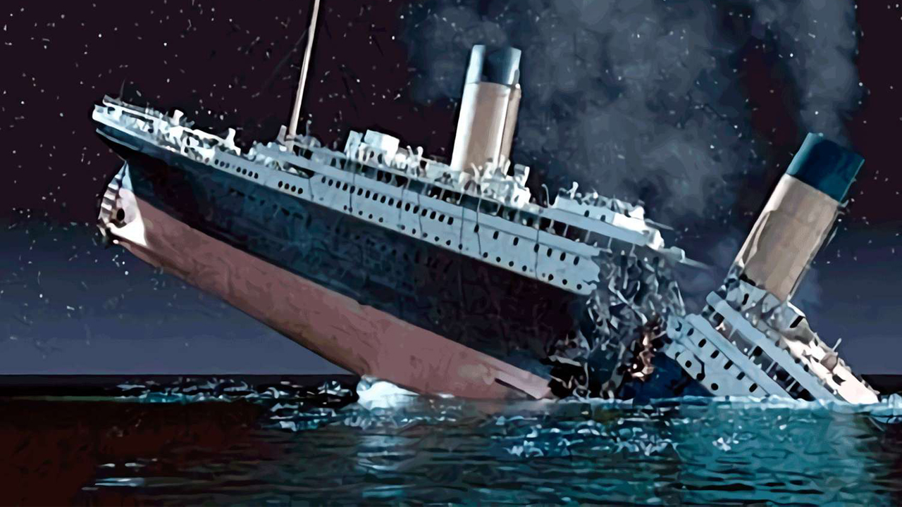 Атлантический океан Титаник