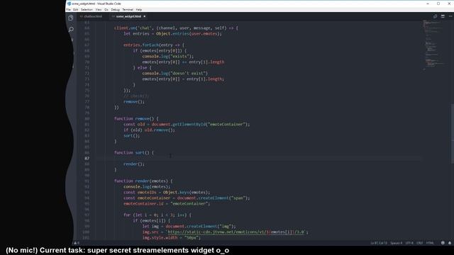 [06/10/18] Twitch - Coding custom overlays! Short stream, starting a StreamElements widget (no mic) смотреть онлайн