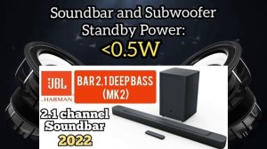 JBL Bar 2.1 Deep Bass (MK2) Soundbar | Full Specs Details