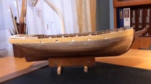 Моделизм. Постройка Деревянный модели кеча Dolfin (6). Чистовая обшивка...