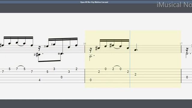 Guitar TAB - Matteo Carcassi : Opus 60 No 4 in D | Tutorial Sheet Lesson #iMn смотреть онлайн