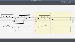 Guitar TAB - Matteo Carcassi : Opus 60 No 4 in D | Tutorial Sheet Lesson #iMn