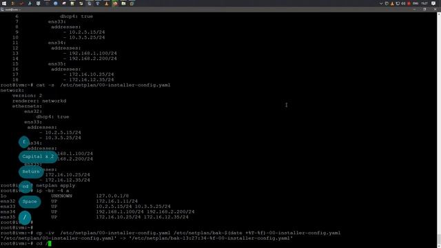 Настройка статического IP-адреса в Ubuntu (netplan) смотреть онлайн