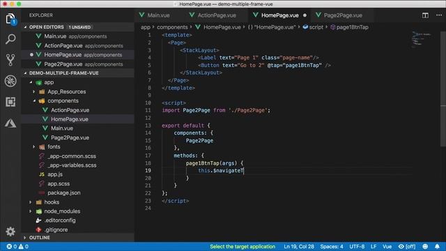 NativeScript-Vue Multiple Frames | NativeScript Tutorial Vue смотреть онлайн