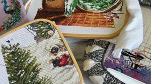 #210 Вышивальный дневник ИЮНЬ 2024 /Два старта / Один финиш / Продвижения по процессам