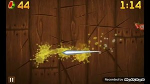 фрут ниндзя я ниндзя и разрезаю фрукты