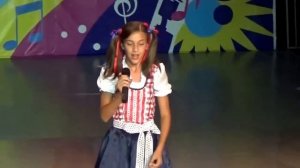 Заболотская Лиза "Он научил меня петь Йодль"  Лауреат Международного фестиваля Песенка года 2015