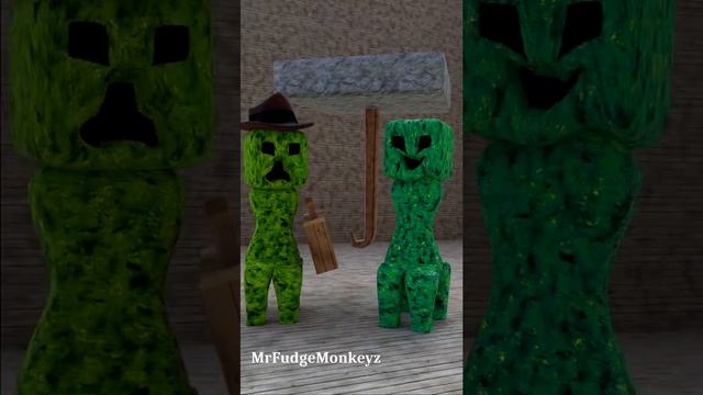 Minecraft Creeper Busy #Shorts