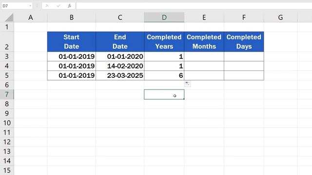 How to Calculate Difference Between Two Dates in Excel смотреть онлайн