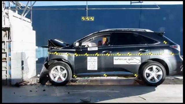 Lexus RX | Frontal Crash Test | 2012 | High Speed Camera | NHTSA Full Length Test смотреть онлайн