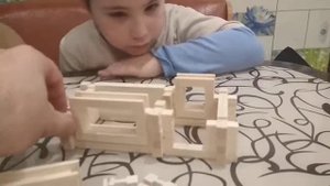 Деревянный конструктор "Лесовичок".