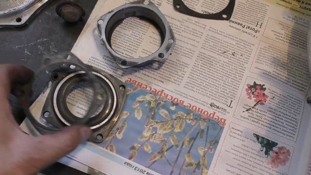 Часть8.Разорванное крепление подшипника коленвала