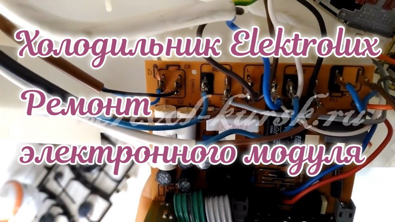 Холодильник Elektrolux ER 9092B Ремонт электронного модуля