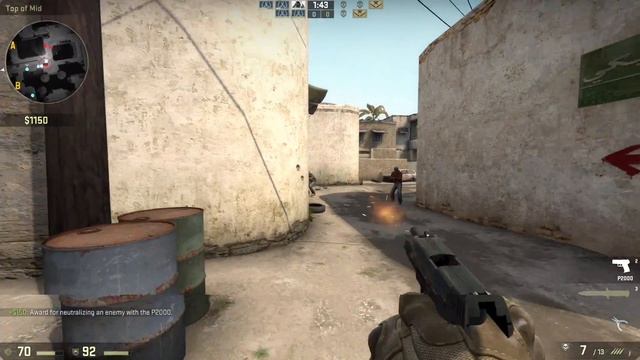 Steel Series Rival 700 (OLED) - Counter Strike: GO test смотреть онлайн