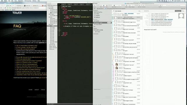 Tower - a git version control смотреть онлайн