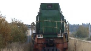 Тепловоз ТГМ6А-1388 совершает манёвры