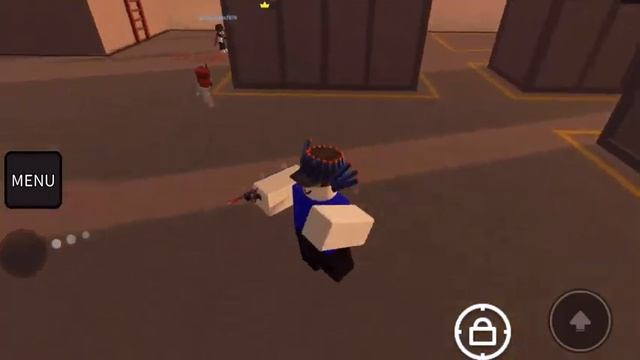 Roblox murderers vs sheriffs  sheriff  independent gun