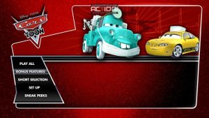 Cars Toon: Mater's Tall Tales 2010 Blu-ray Menu Walkthrough