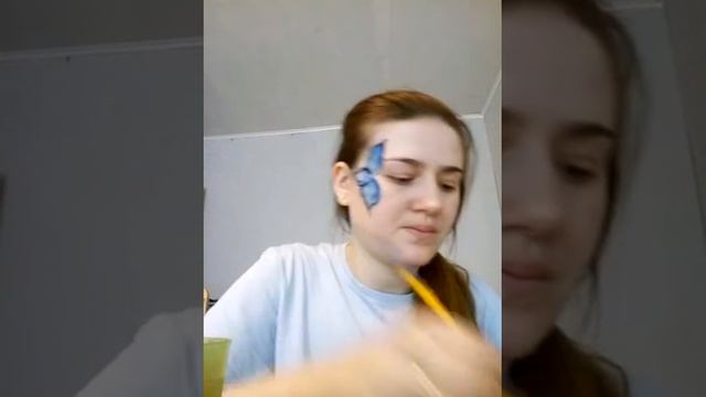 Аквагрим цветок