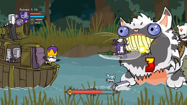 Профессиональный спаситель принцесс (Castle Crashers) #2 Которыба смотреть онлайн