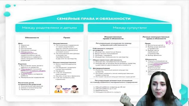 Семейное право в ОГЭ простым языком | ОГЭ по обществознанию 2022