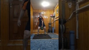 толчок по длинному циклу 250 подьемов гири 24 кг