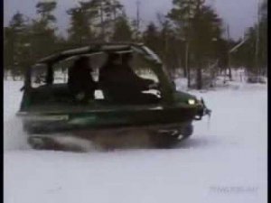 Вездеход Tinger зимой