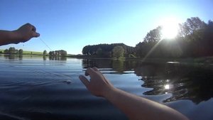 Рыбалка на перемет.