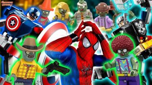 ЧЕЛОВЕК-ПАУК И LEGO ЗОМБИ ПРОТИВ РАСТЕНИЙ - МЕГА БИТВА ПРОТИВ СУПЕРГЕРОЕВ MARVEL!