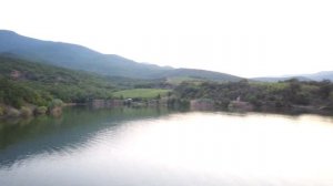 Крым. Алушта. Краснорайское озеро вечером