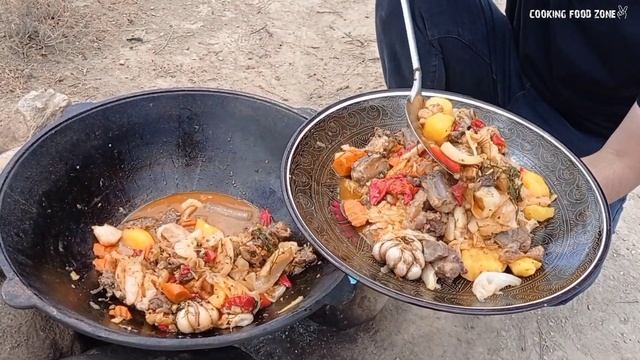 Басма проще простого! БАСМА В КАЗАНЕ | coking food zone смотреть онлайн