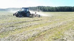 Ворошилка Krone KV 7.2 и МТЗ 82.1