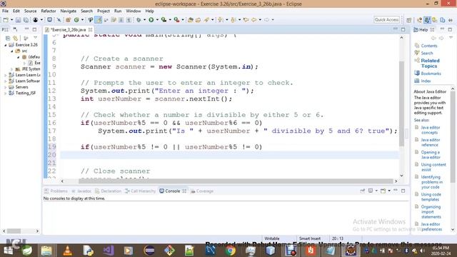 Introduction To Java Programming Exercise 3 26b смотреть онлайн