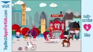 Kids Discover the UK with "Eric & Bruce - Travel To Britain", iOS App