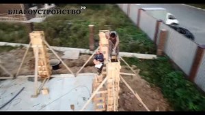Строительство дома с гаражом от фундамента до крыши? // Все этапы!