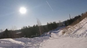 ВЛОГ #2 Наконец-то -3 и солнце (ледянка из линолеума ПО ЧАСТЯМ)