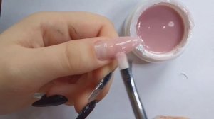 Классическое наращивание ногтей | Наращивание ногтей на нижние бумажные формы | Простой дизайн