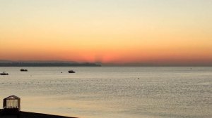 встречаем рассвет на Средиземном море! красота необыкновенная!