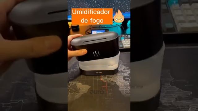 Difusor, aromatizador e umidificador de ar Luz de chama