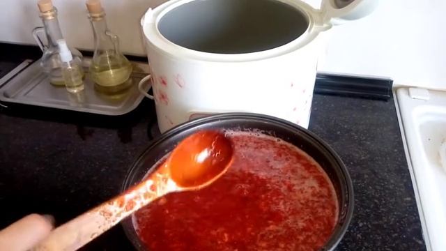 Клубничный джем в мультиварке.