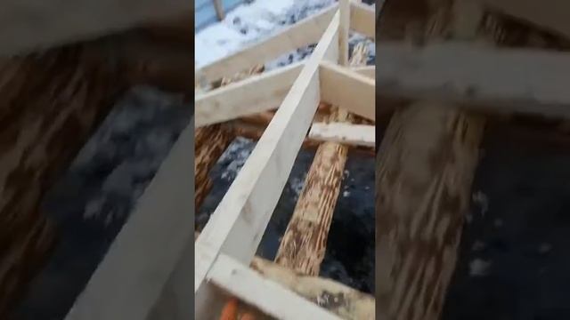 Монтаж стропильной системы на бревенчатый сруб с обвязкой смотреть онлайн