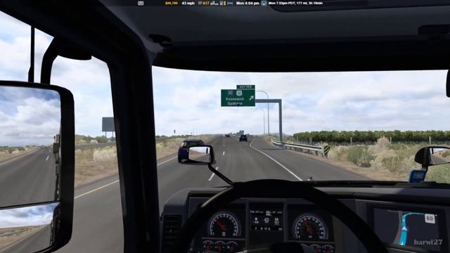 ATS | 012 | Let's crawl to Idaho | Crawler Tractor to Coeur d'Alene | Mack Anthem смотреть онлайн