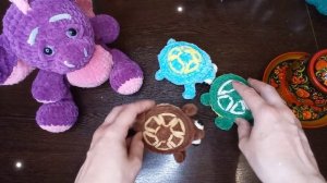 #динодвиж черепахи крючком дракон крючком