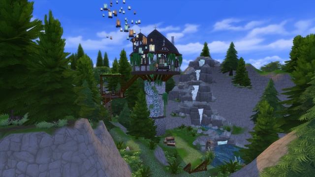 First Time Trying Terrain Manipulation || Rapunzel’s Tower || The Sims 4 || ts4 смотреть онлайн