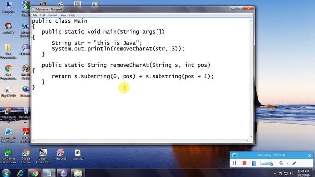 Write A Java Program To Remove A Particular Character From A String 43 смотреть онлайн