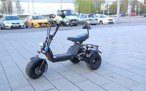 Электроскутер на огромных колесах. Что из себя представляет. Jetson X5 Новинка 2022 года.