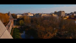 Beatiful Smolensk autumn 4K / Смоленск осенью с высоты птичьего полета 2022