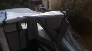 Тент трансформер на лодку Ривьера 3400