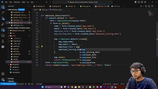 Django Forms: File Field
